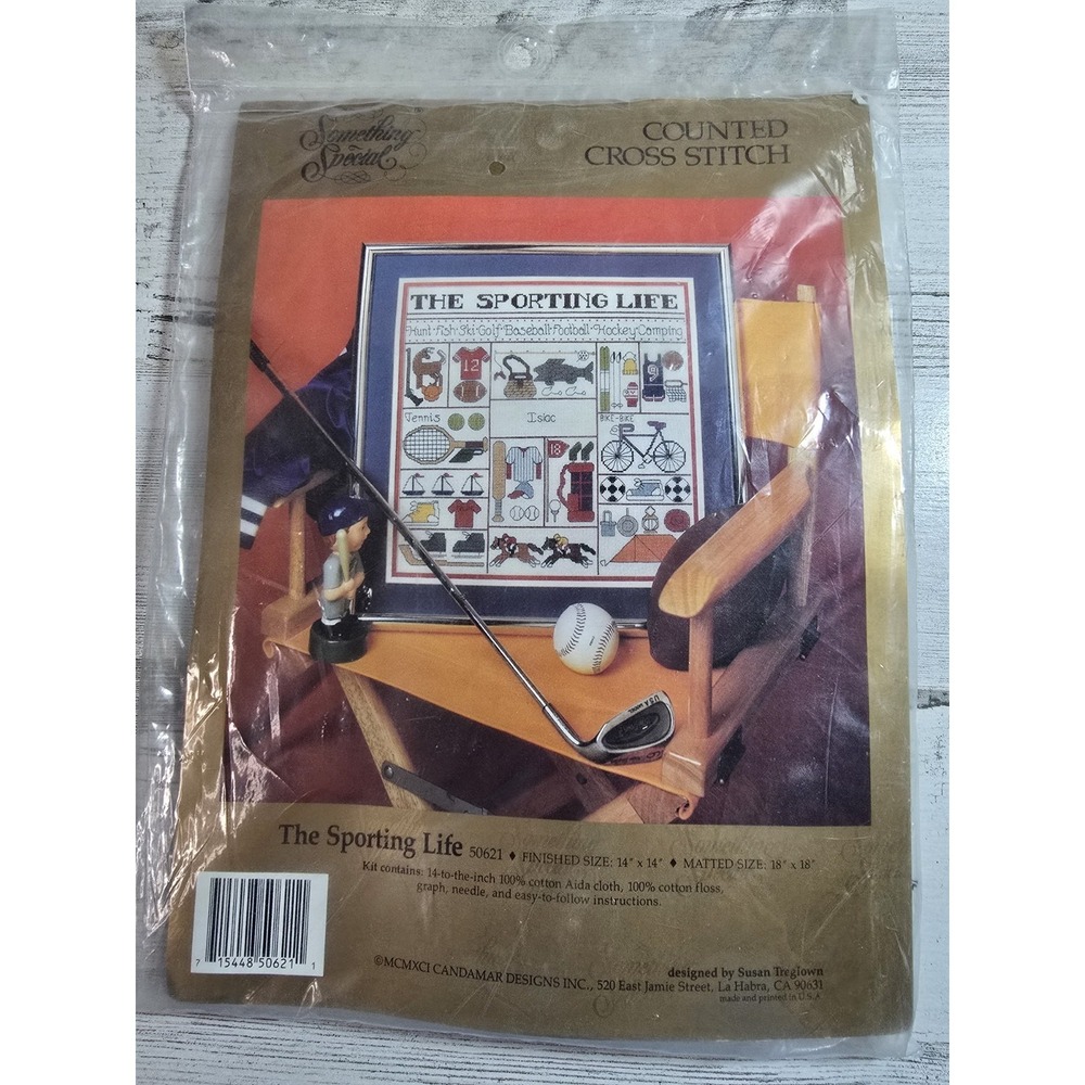 Something Special‎ The Sporting Life Cross Stitch Kit 50621 Susan Treglown 1991